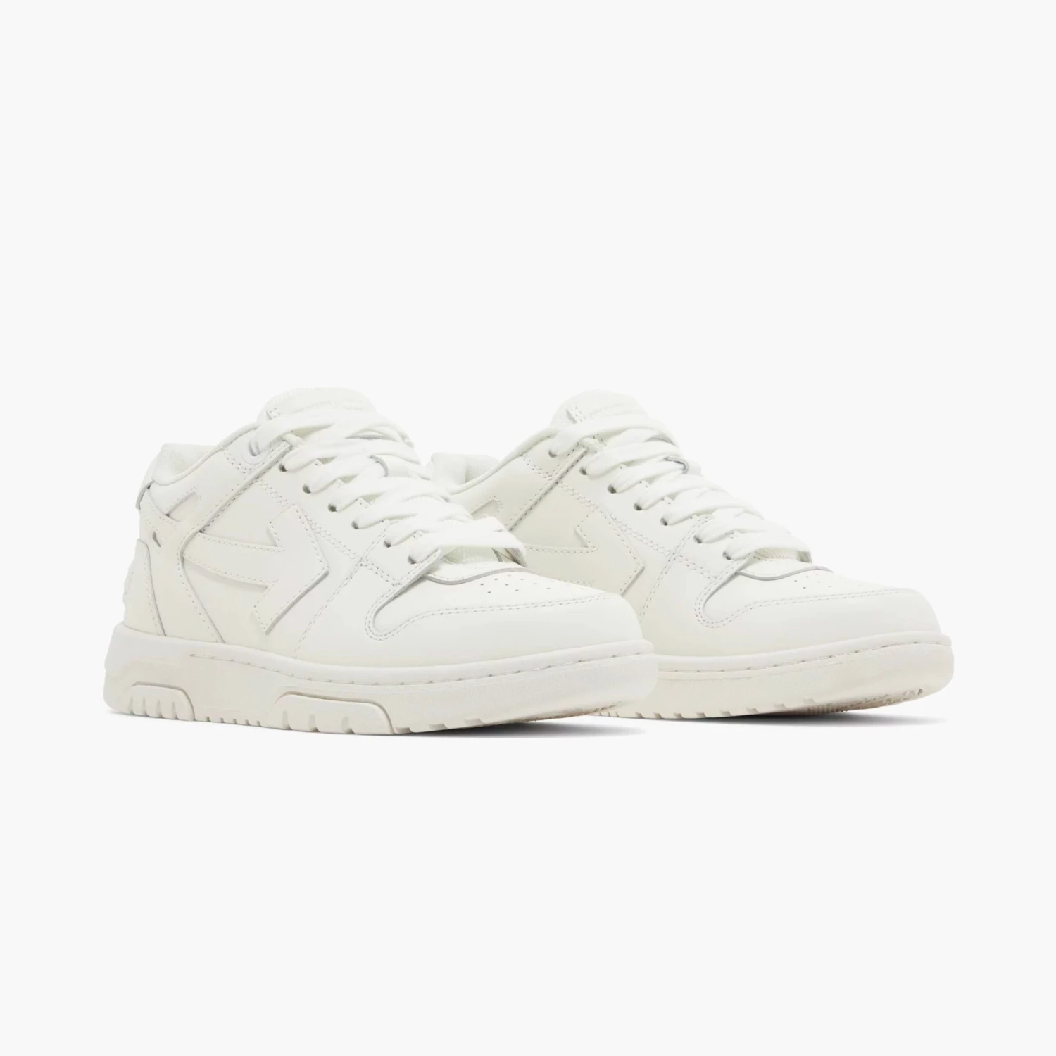 Off-White Out Of Office OOO Low Tops Leather White 2 Off-White Out Of Office OOO Low Tops Leather White – Image 2