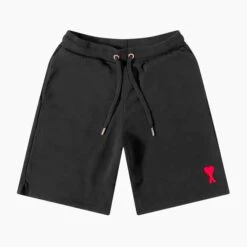 Ami Paris Short Ami De Coeur Noir