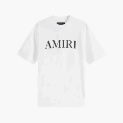 Amiri T-Shirt Logo Blanc