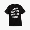Anti Social Social Club T-Shirt - Club Logo - Black