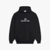 Balenciaga Hoodie BB Pixel Logo Noir