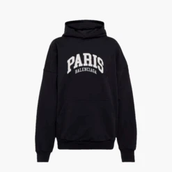 Balenciaga Hoodie Cities Paris Noir
