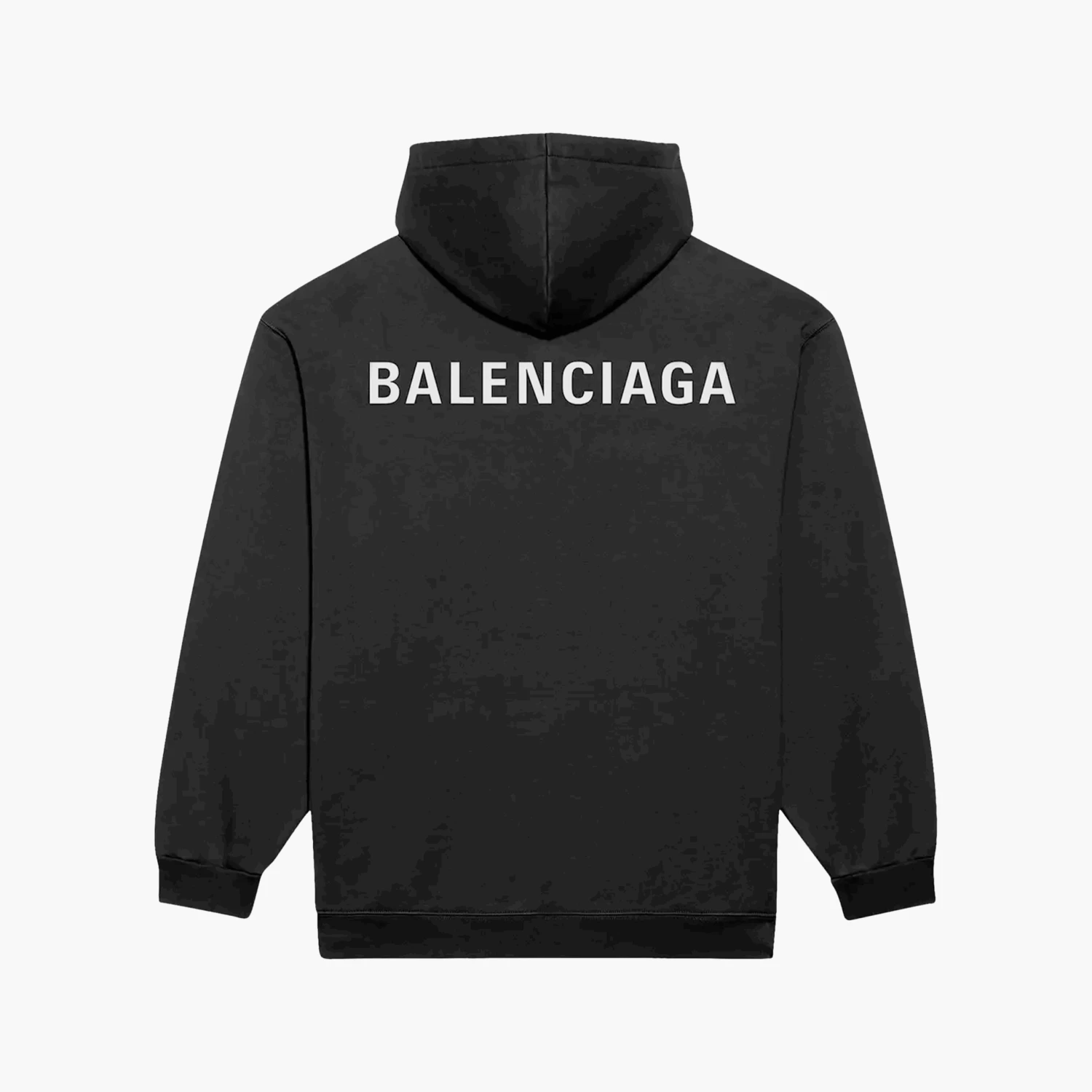Balenciaga Hoodie Logo Noir 1 Balenciaga Hoodie Logo Noir