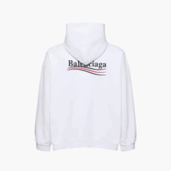 Balenciaga Hoodie Political Campaign Blanc