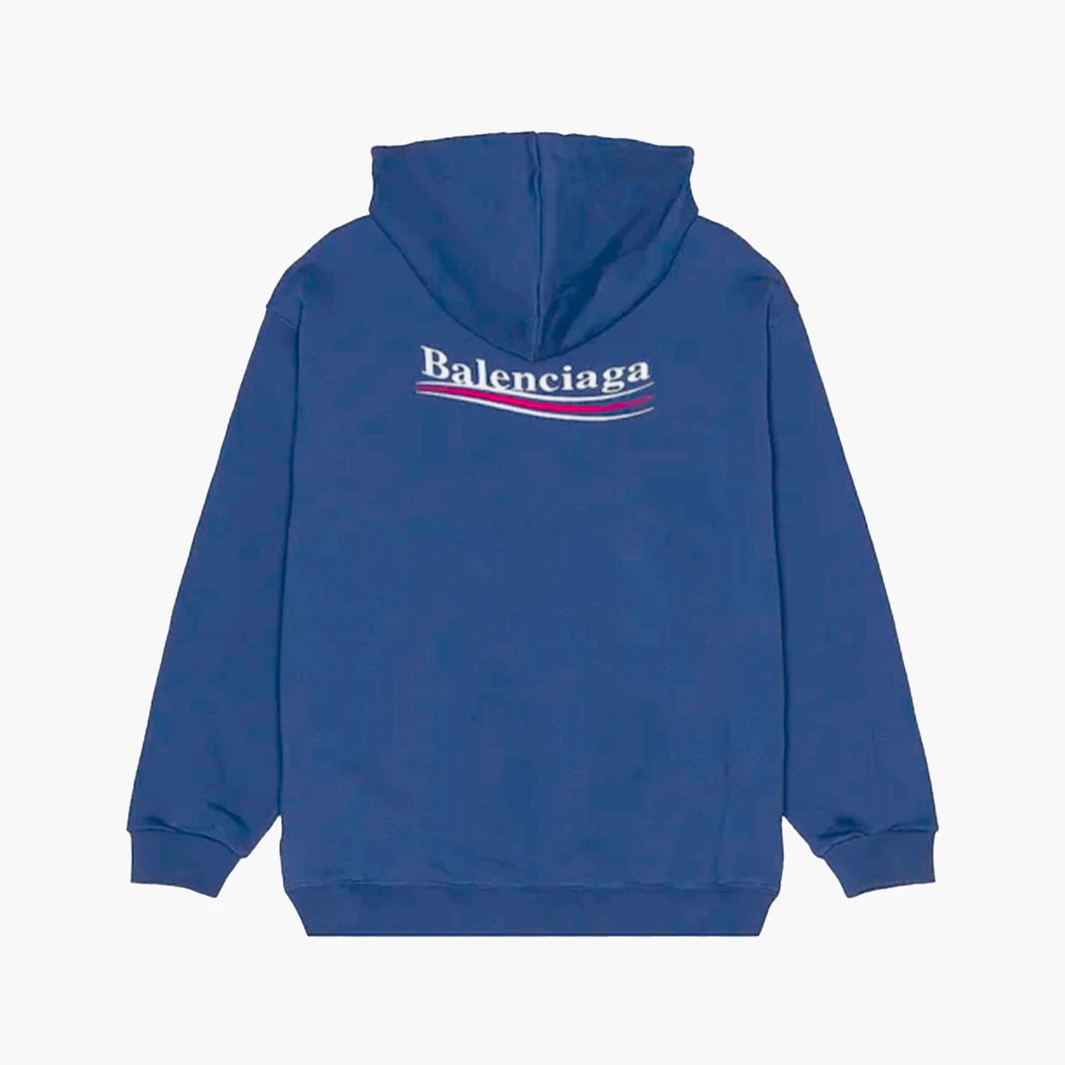 Balenciaga Hoodie Political Campaign Bleu 1 Balenciaga Hoodie Political Campaign Bleu