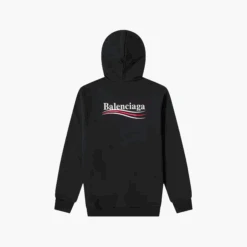 Balenciaga Hoodie Political Campaign Noir