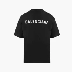 Balenciaga T-Shirt Back Logo Noir