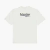 Balenciaga T-Shirt Political Campaign Brodé Crème