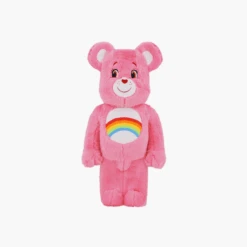 Bearbrick X Care Bears Cheer Bear Costume 1000% Pink