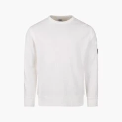 C.P Company Pull Crewneck Blanc