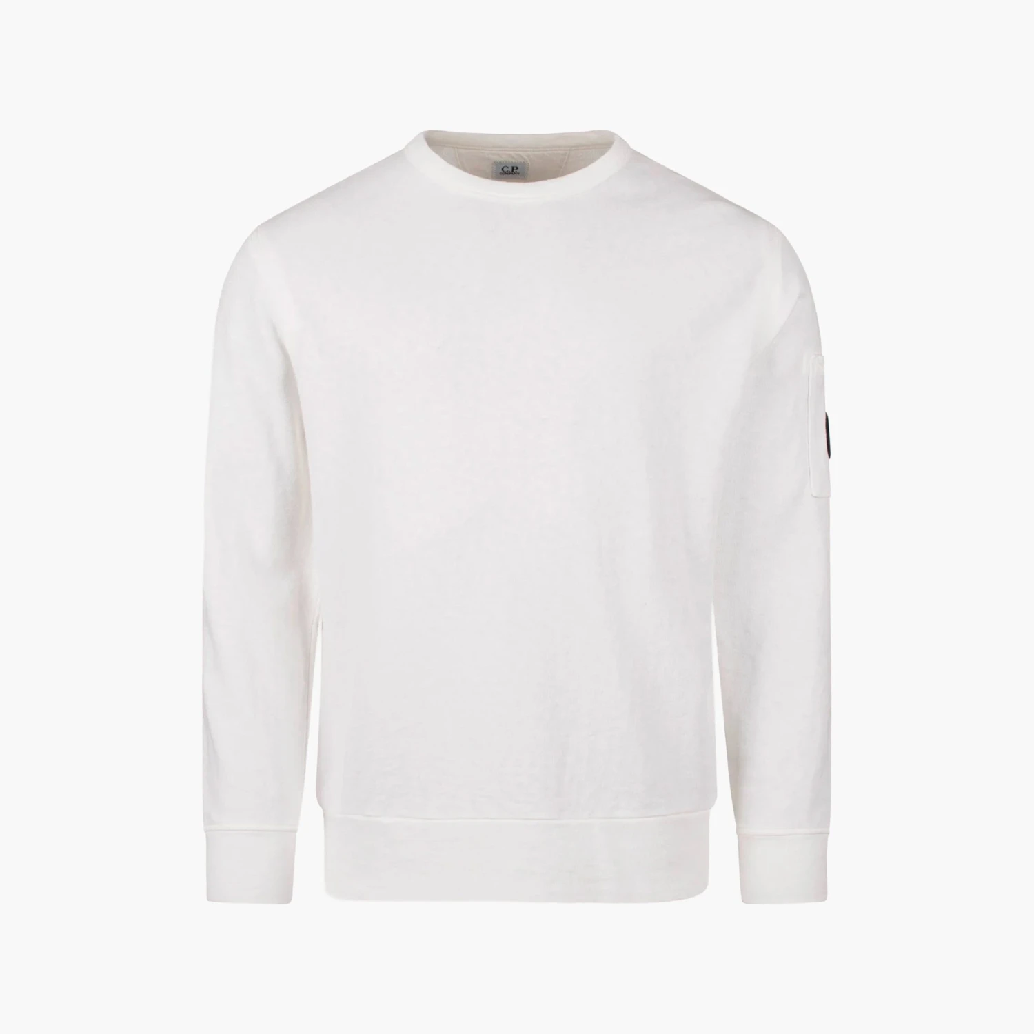 C.P Company Pull Crewneck Blanc 1 C.P Company Pull Crewneck Blanc