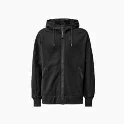 CP Company Hoodie Diagonal Raised Noir