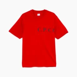 CP Company T-Shirt Logo Noir Rouge
