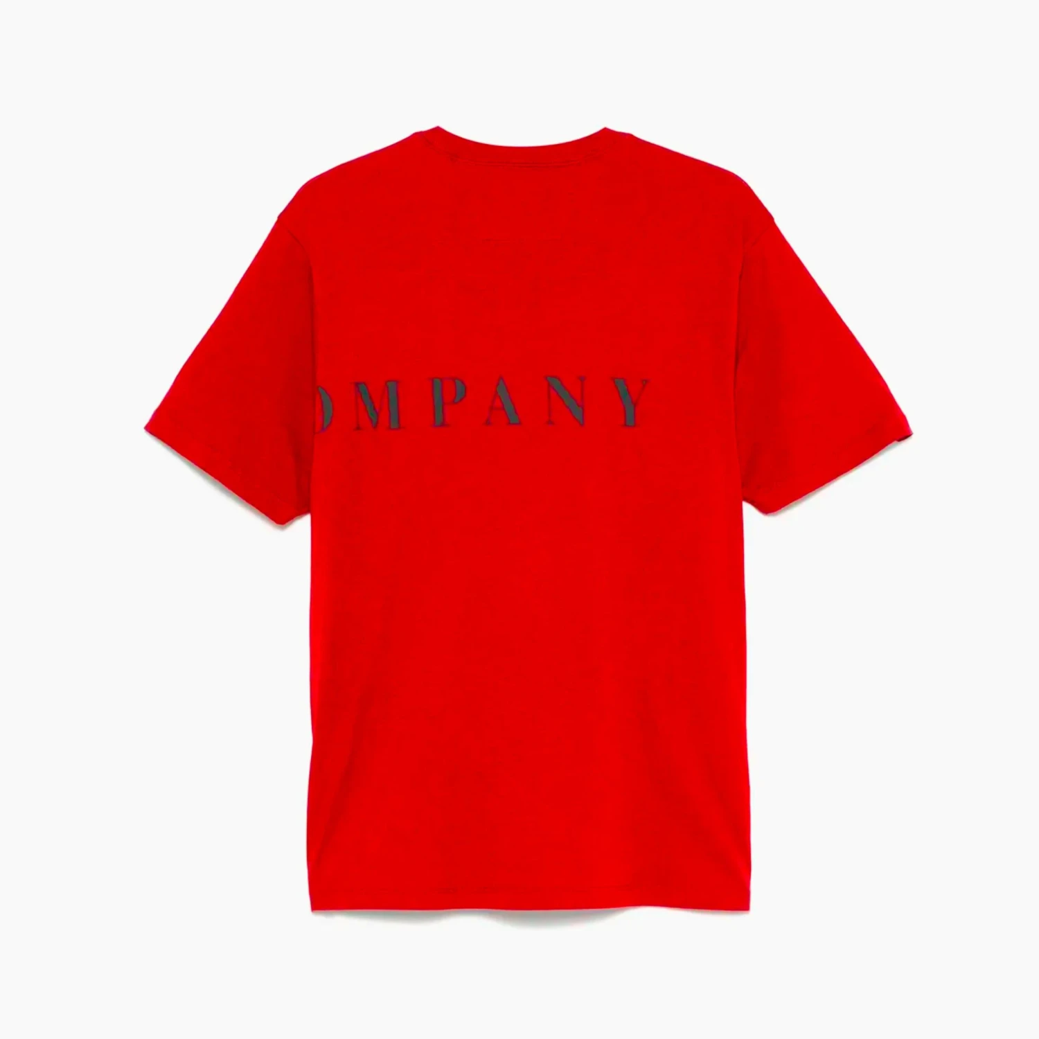 CP Company T-Shirt Logo Noir Rouge 2 CP Company T-Shirt Logo Noir Rouge – Image 2