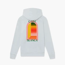 Casablanca Hoodie - Gradient L'Arche - Blanc
