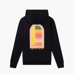 Casablanca Hoodie - Gradient L'Arche - Noir