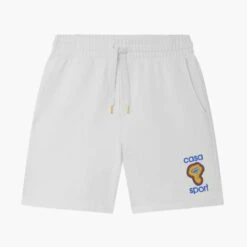 Casablanca Short Mind Vibrations Blanc