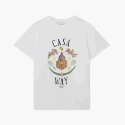 Casablanca T-Shirt Casa Way Blanc