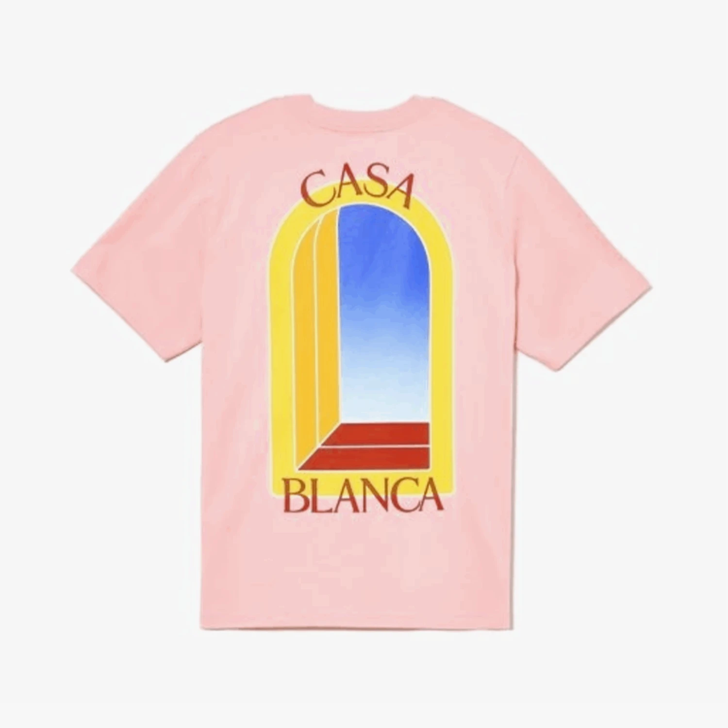 Casablanca T-Shirt L'Arche De Jour Rose 1 Casablanca T-Shirt L'Arche De Jour Rose