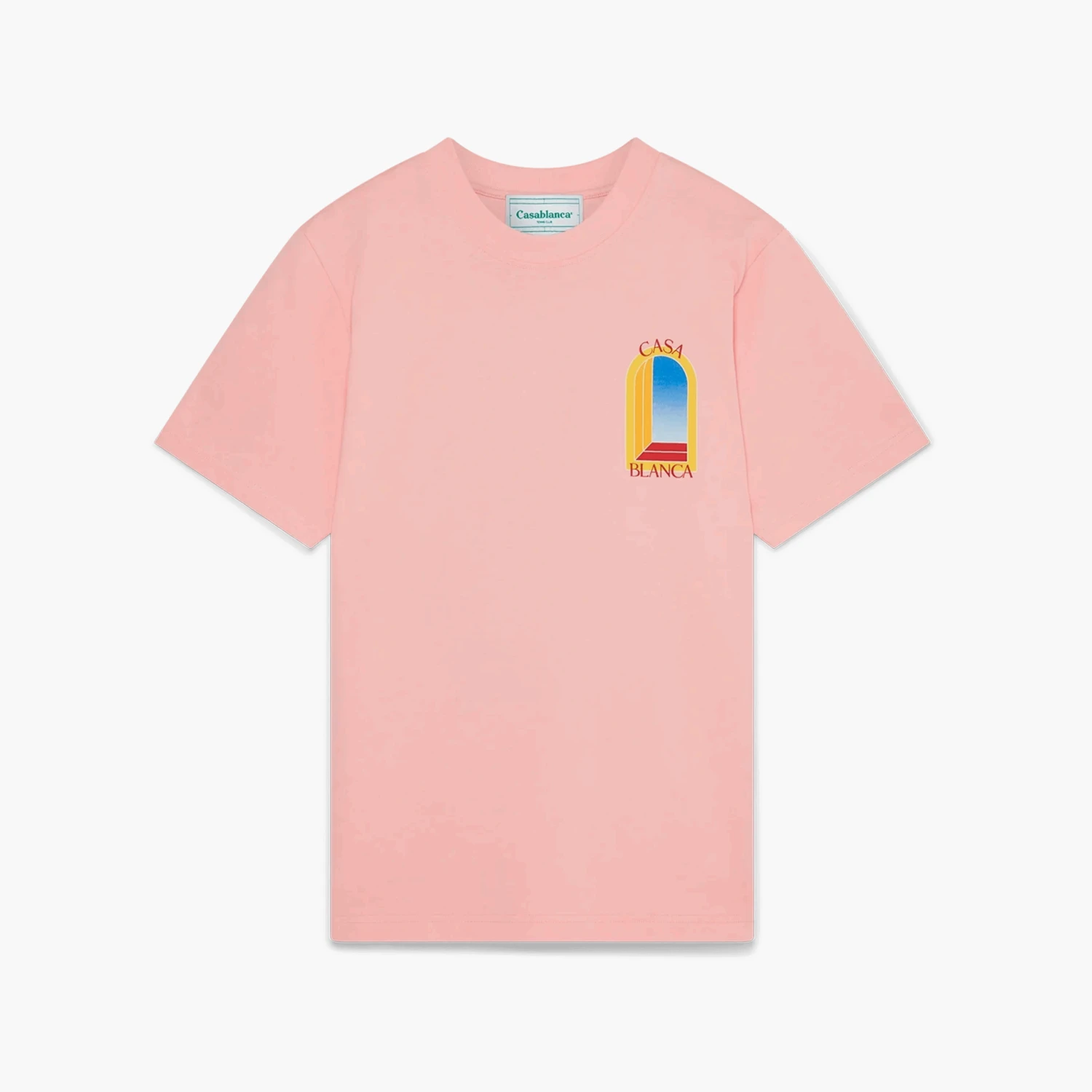 Casablanca T-Shirt L'Arche De Jour Rose 2 Casablanca T-Shirt L'Arche De Jour Rose – Image 2