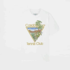 Casablanca T-Shirt Tennis Club Icon Blanc