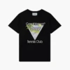 Casablanca T-Shirt Tennis Club Noir