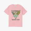 Casablanca T-Shirt Tennis Club Rose