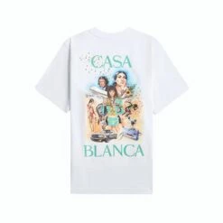 Casablanca T-shirt Célébration Du Sport Blanc