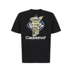 Casablanca T-shirt Diamond Column Noir
