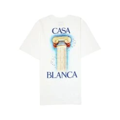 Casablanca T-shirt La Colomne Blanc