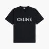 Celine T-Shirt - Logo - Noir