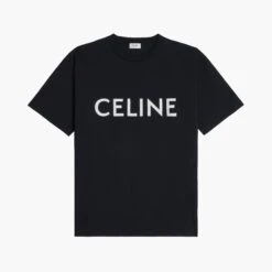 Celine T-Shirt - Logo - Noir