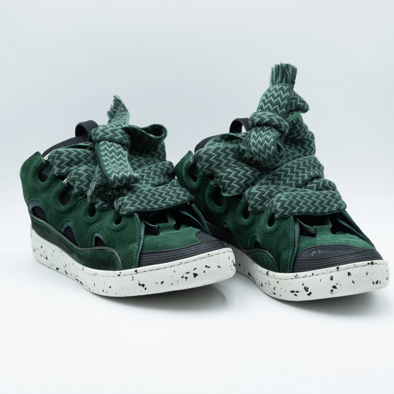 Lanvin Curb Sneaker Green Black 2 Lanvin Curb Sneaker Green Black – Image 2