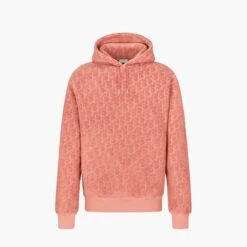 Dior Hoodie Terry Oblique Pink