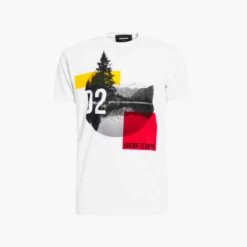 Dsquared T-Shirt - Hiking Teams 95 - White