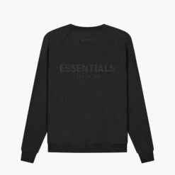 Essentials Fear Of God Crewneck Noir