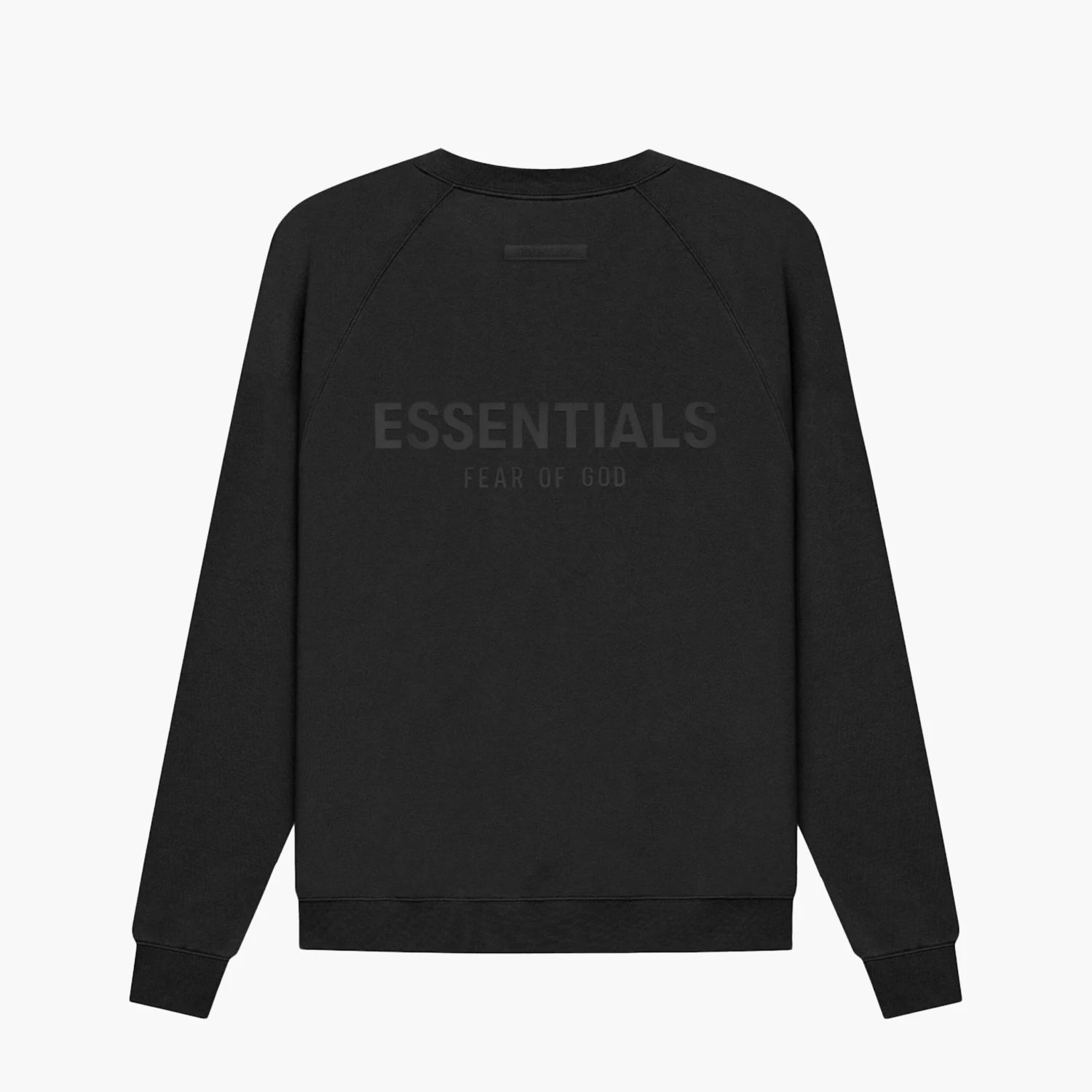 Essentials Fear Of God Crewneck Noir 1 Essentials Fear Of God Crewneck Noir