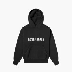 Essentials Hoodie En Maille Noir