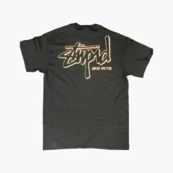 Film Trucks T-shirt - STUPID - Black