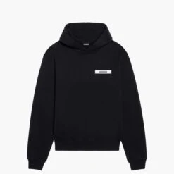 Jacquemus Hoodie Gros Grain Noir
