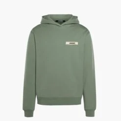 Jacquemus Hoodie Gros Grain Vert Clair
