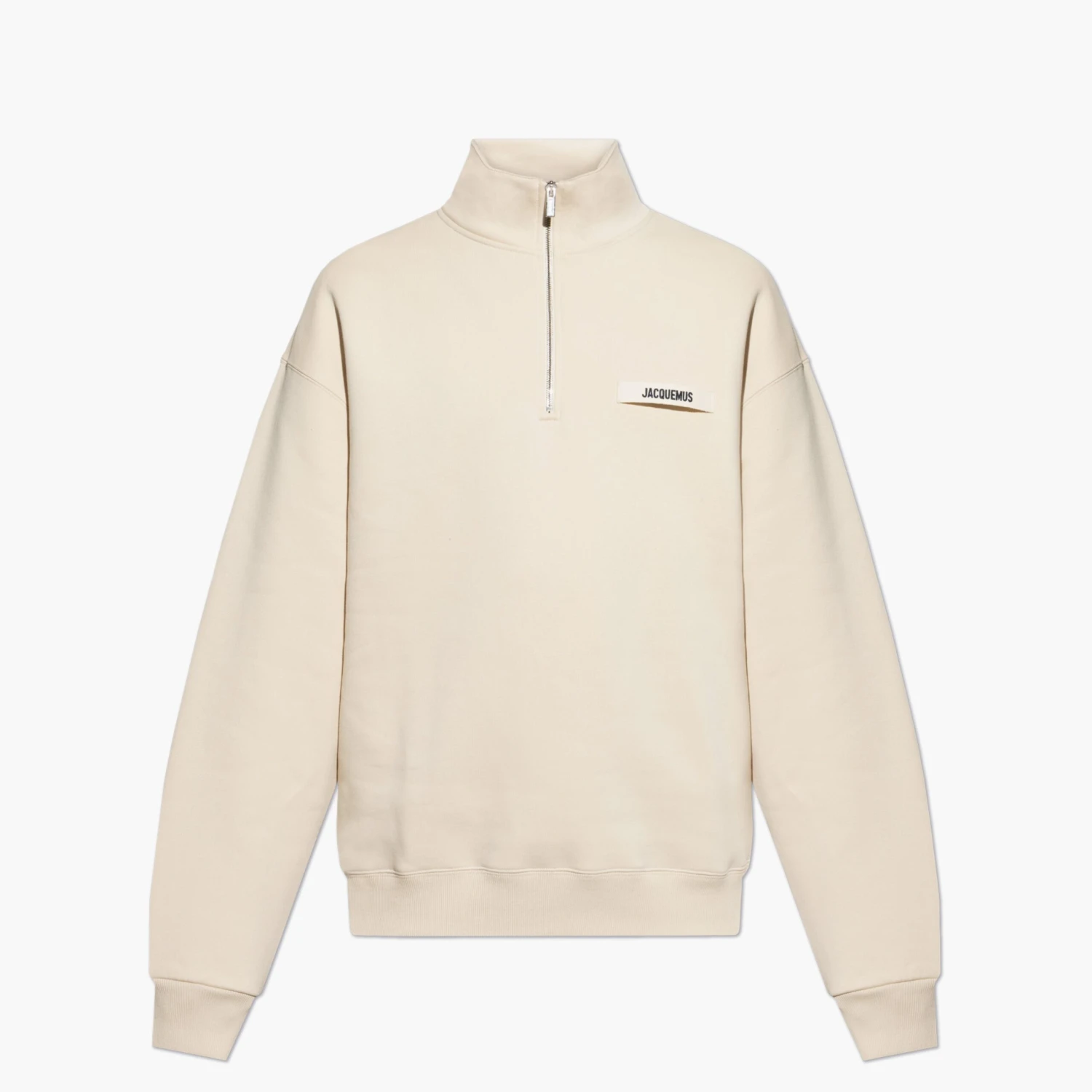 Jacquemus Pull Camionneur Gros Grain Beige 1 Jacquemus Pull Camionneur Gros Grain Beige