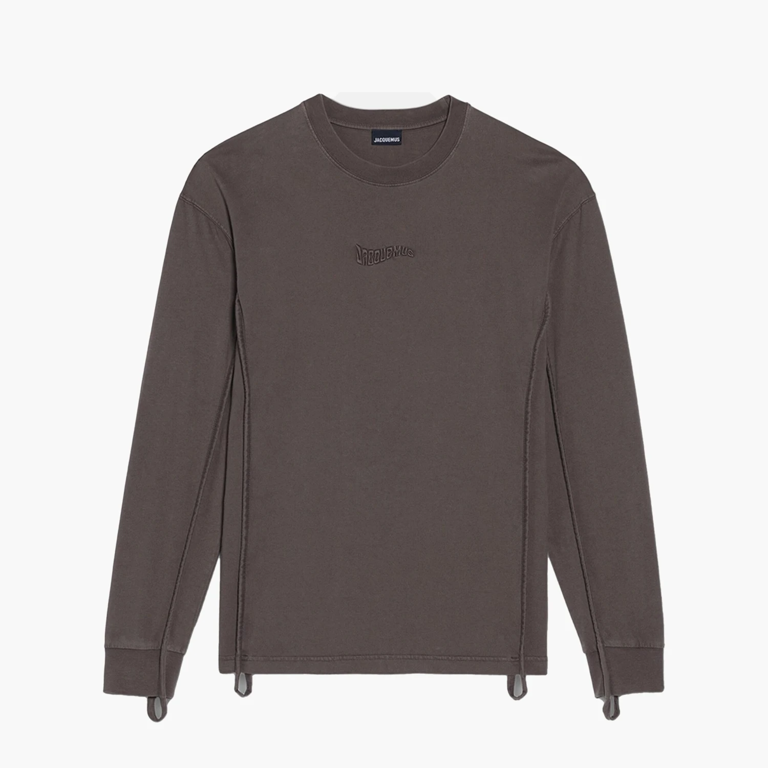 Jacquemus T-Shirt Manches Longues - Camargue - Marron 1 Jacquemus T-Shirt Manches Longues - Camargue - Marron