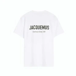Jacquemus T-shirt Adresse Dubai Blanc