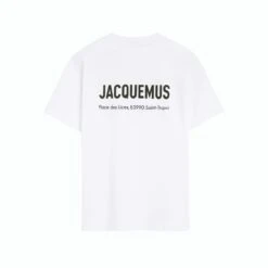 Jacquemus T-shirt Adresse Saint-Tropez Blanc