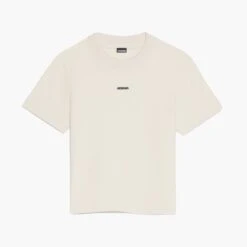 Jacquemus T-shirt Femme Gros Grain Beige