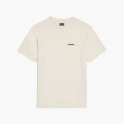 Jacquemus T-Shirt Gros Grain Beige