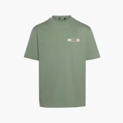 Jacquemus T-shirt Gros Grain Vert Clair