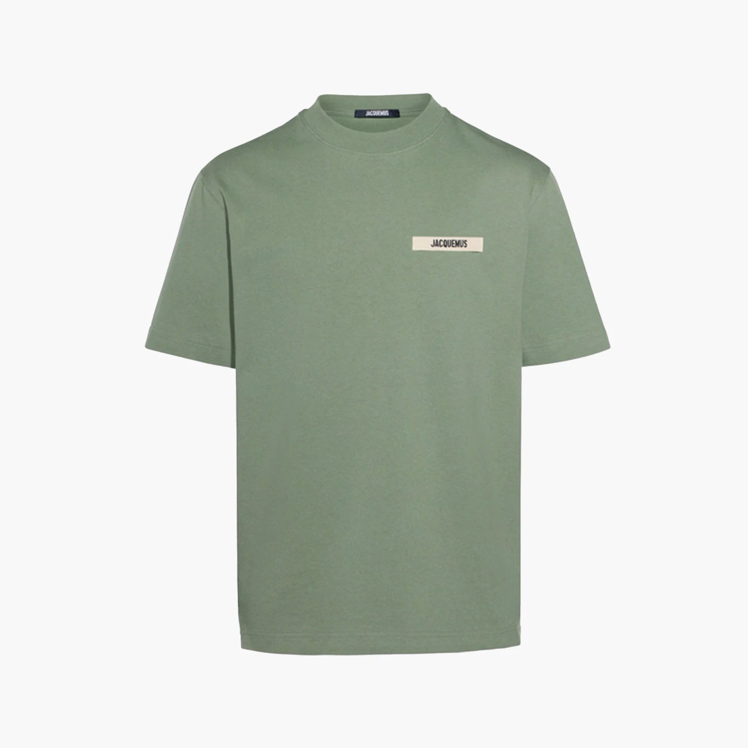 Jacquemus T-shirt Gros Grain Vert Clair 1 Jacquemus T-shirt Gros Grain Vert Clair