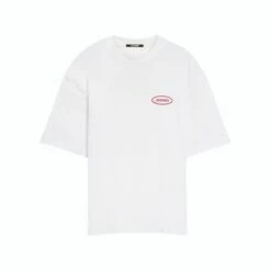 Jacquemus T-shirt Station Patch Blanc